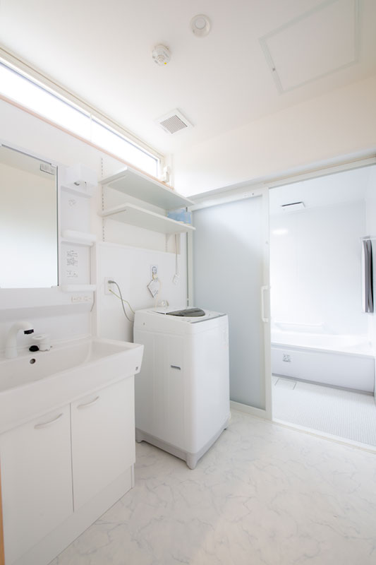 障がい者グループホームふきのとう洗面所